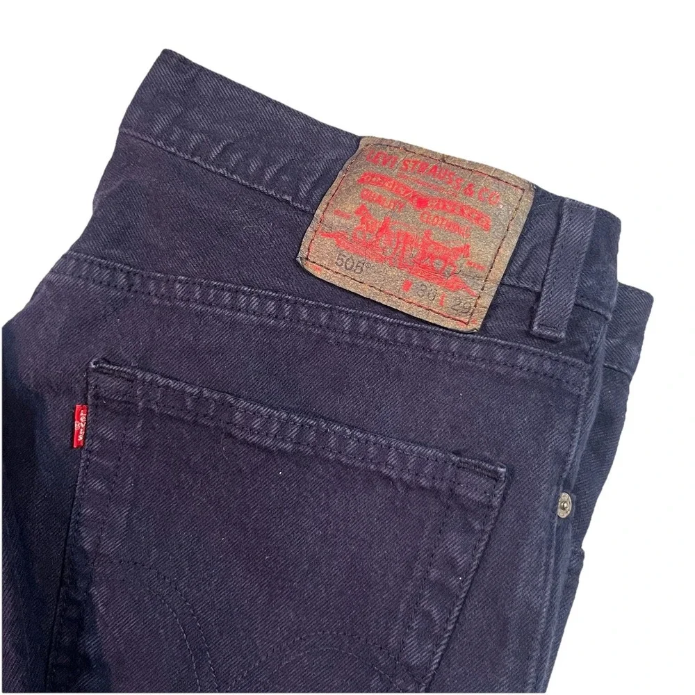 VTG Levi's Men's‎ 505 Dark Blue Jeans 36x29 EUC